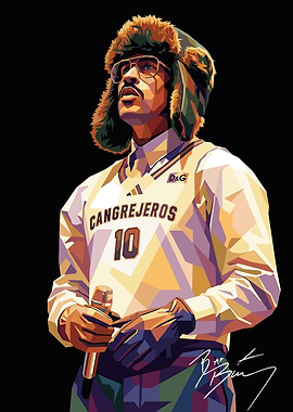 Bad Bunny Pop Art Portrait