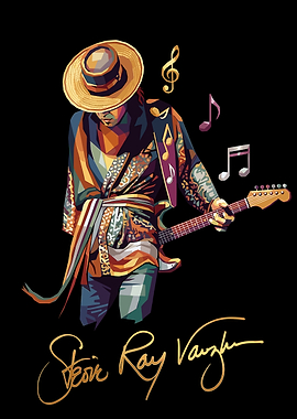 Stevie Ray Vaughan Pop Art