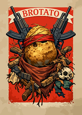 Brotato with Guns and Skull