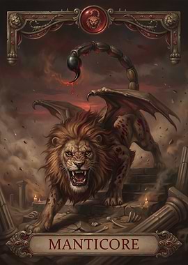 Manticore Creature Art