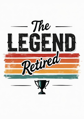 The Legend Retired Trophy