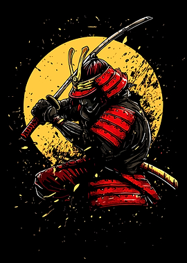 Samurai Warrior in Action