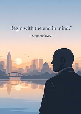 Begin with the end in mind quote
