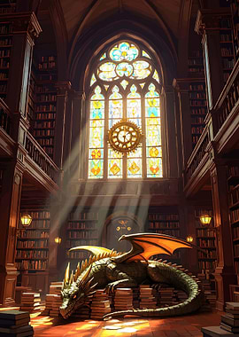 Dragon in a Library