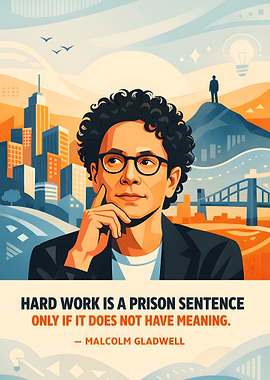 Malcolm Gladwell quote about hard work