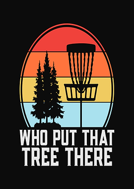 Disc Golf Sunset Trees