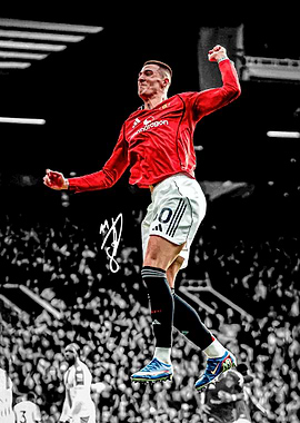 Benjamin Sesko Celebrating Goal