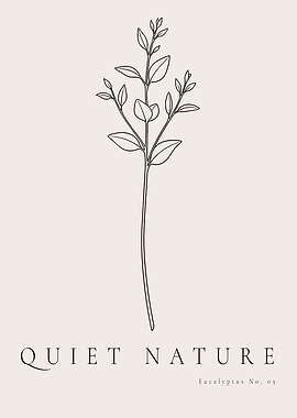 Wild Simplicity - Minimalist Eucalyptus Bud