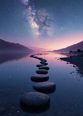 Stepping Stones Under the Milky Way