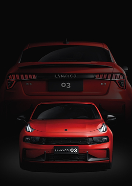 Red Lynk & Co 03 Sedan