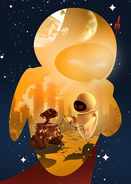 WALL-E & EVE: Double-Exposure