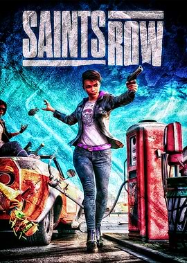 Saints Row Game Cover Art