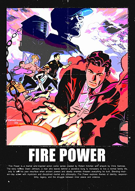Fire Power Comic Book Cover