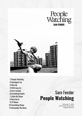 Sam Fender People Watching Album Cover