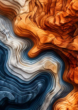 Abstract Topographic Layers