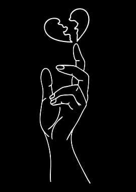Broken Heart and Hand
