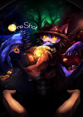 Niko holding a light bulb