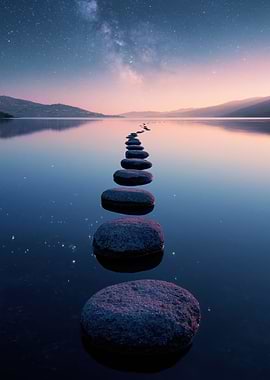 Stepping stones under the Milky Way