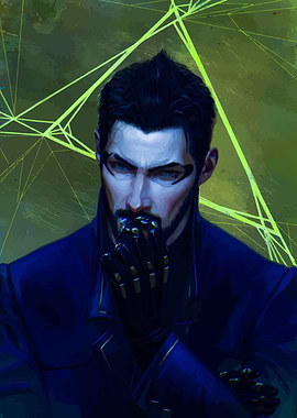 Adam Jensen Cyberpunk Portrait