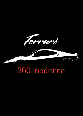 Ferrari 360 Modena Silhouette