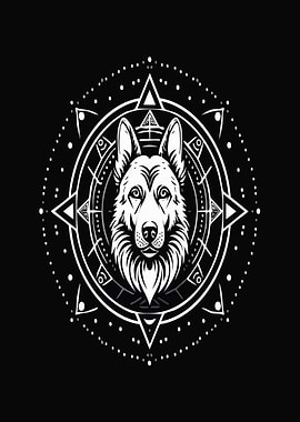 Wolf Head Mandala