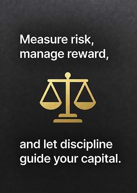 Measure risk, manage reward, guide capital