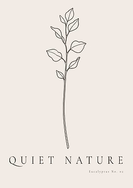 Dancing Leaves - Delicate Eucalyptus Branch