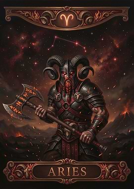 Aries Zodiac Warrior