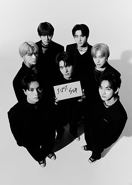 K-Pop Group Poses in Black Outfits