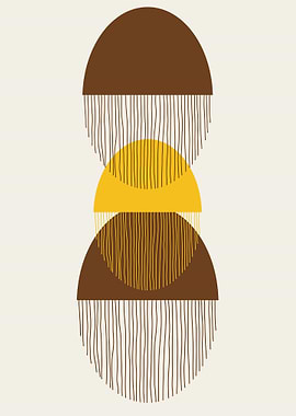 Abstract Mid-Century Modern Wall Art