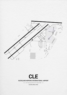 Cleveland Hopkins International Airport Map