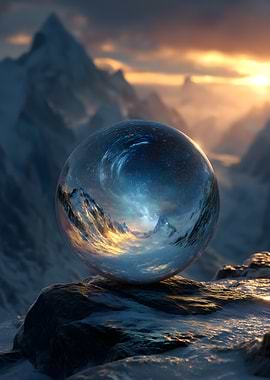 Himalayan Summit Crystal Orb