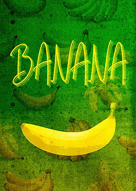 Banana Art with Text