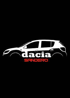 Dacia Sandero Car Silhouette