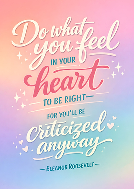 Eleanor Roosevelt Quote Art