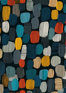 Mid-Century Modern Abstract Pattern