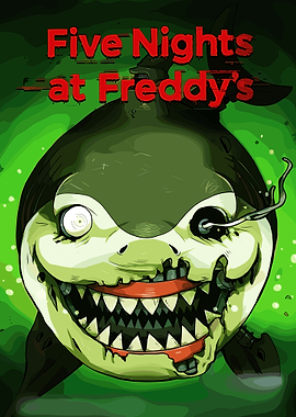 Five Nights at Freddy's Shark Poster
