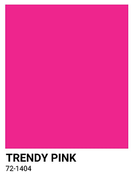 Trendy Pink Color Swatch