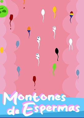 Montones de Espermas Text Art