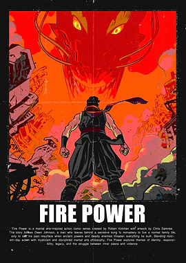 Fire Power Comic Book Cover
