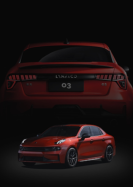 Red Lynk & Co 03 Sedan