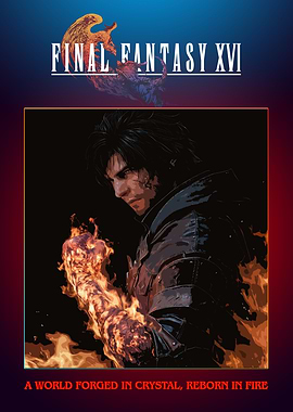 Final Fantasy XVI Clive with Fiery Arm