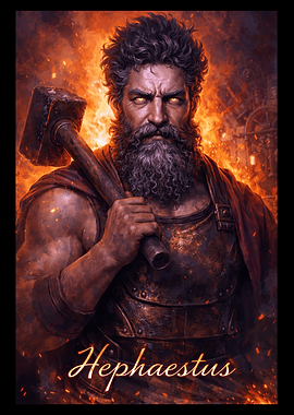 Hephaestus with Hammer and Fire