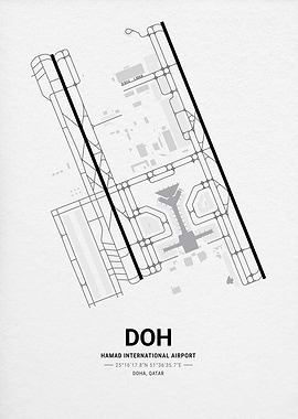 Hamad International Airport Map