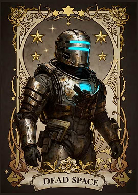 Dead Space Isaac Clarke Tarot Card