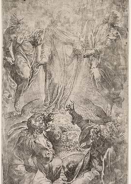 Biblical Scene with Figures