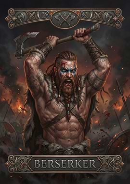 Berserker Viking Warrior