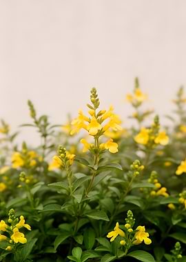 Yellow Flowers in Bloom