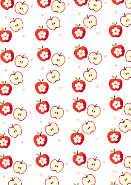 Cute Apple Pattern