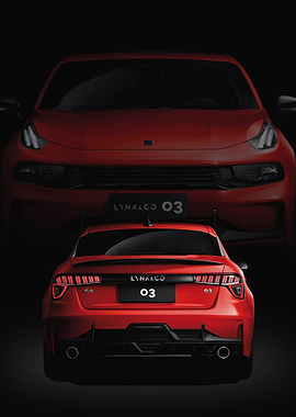 Red Lynk & Co 03 Car